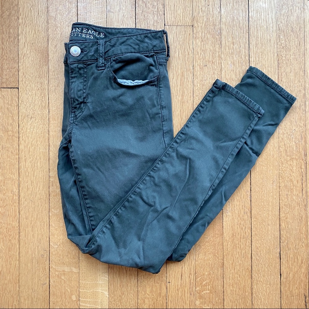 American Eagle Jegging | Olive Green | Size 4